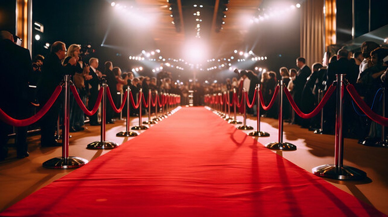 professional corporate event photography setup at a Scottsdale conference with luxury lighting
